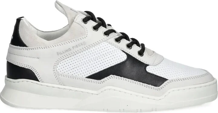 Leather-Panelled Sneakers