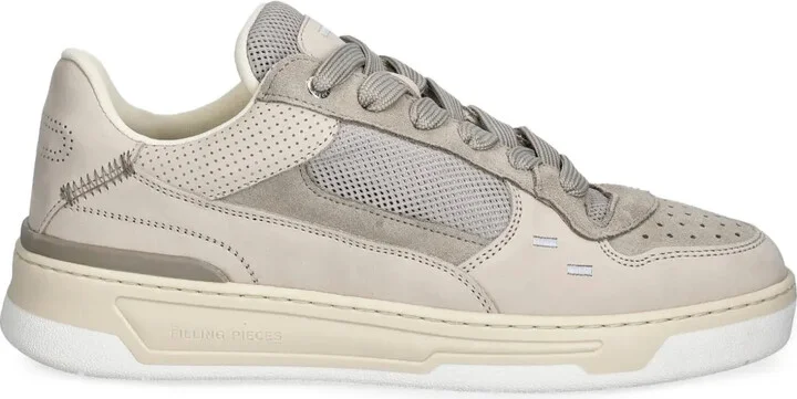 Leather-Panelled Sneakers
