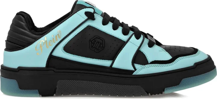 Leather-Panelled Sneakers