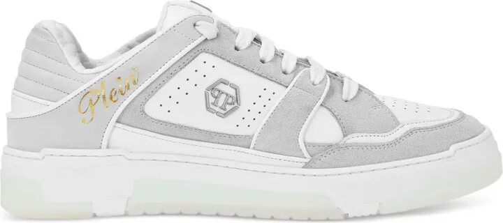 Leather-Panelled Sneakers