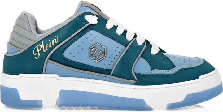 Leather-Panelled Sneakers