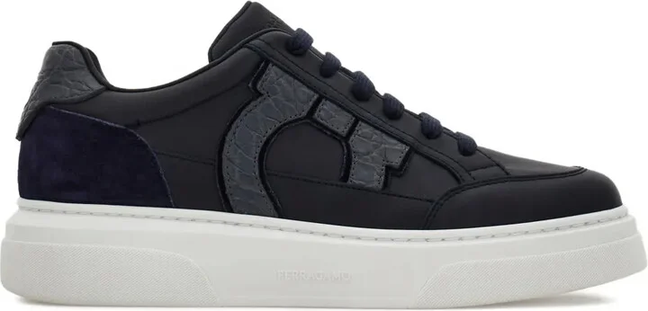 Leather Panelled Sneakers