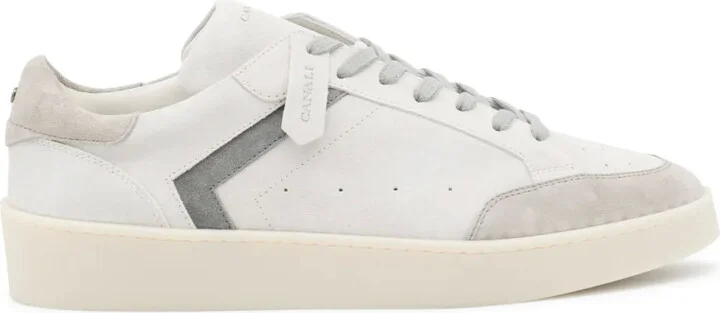 Leather Panelled Sneakers