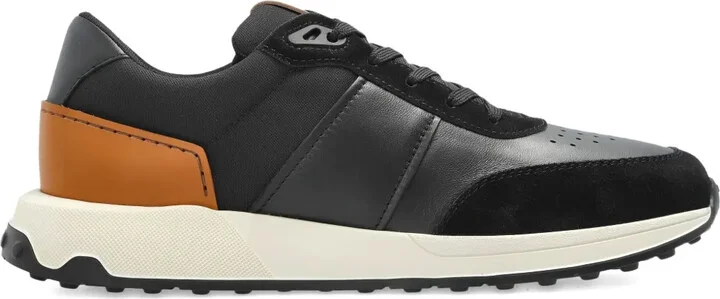 Leather Panelled Sneakers