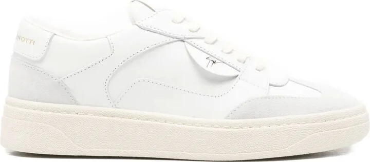 Leather Panelled Sneakers