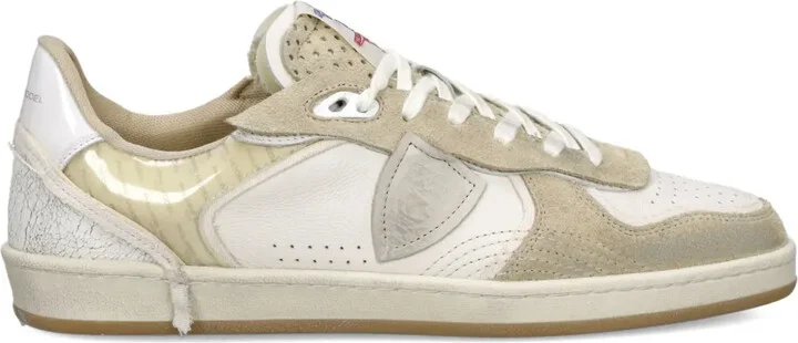 Leather Panelled Sneakers