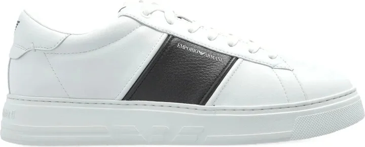 Leather Panelled Sneakers