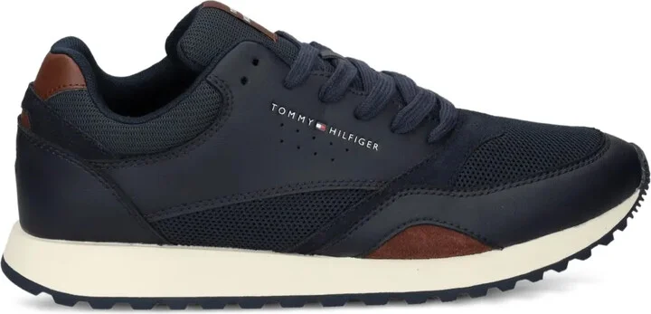 Leather Panelled Sneakers