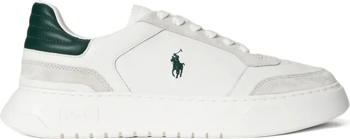 Leather Panelled Sneakers