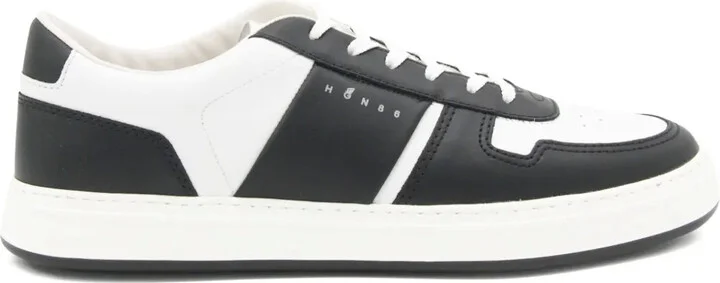 Leather Panelled Sneakers