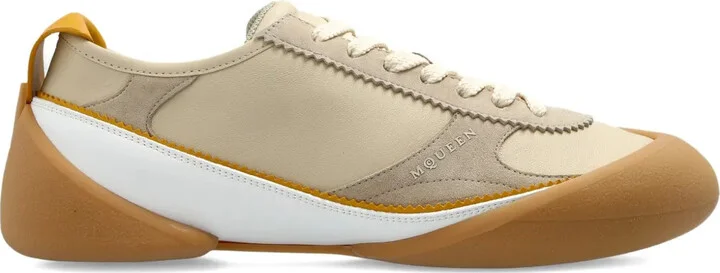 Leather Panelled Sneakers