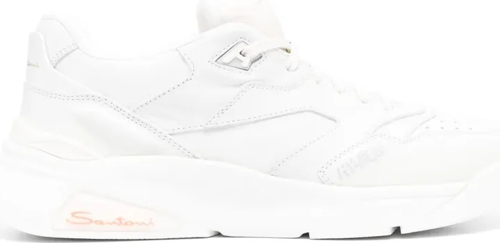 Leather Panelled Sneakers
