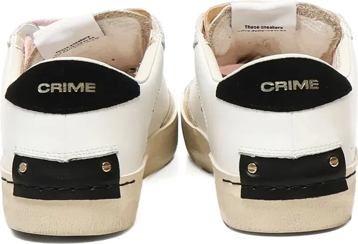 Leather-Panelled Stitching Sneakers - Image 3