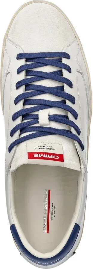 Leather-Panelled Stitching Sneakers - Image 3