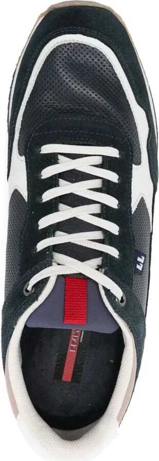 Leather Panelled Suede Sneakers - Image 4