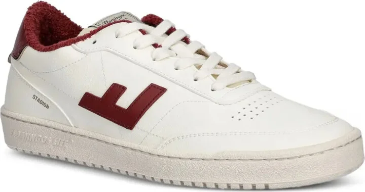 Leather-Panelled Terry-Cloth Sneakers - Image 2
