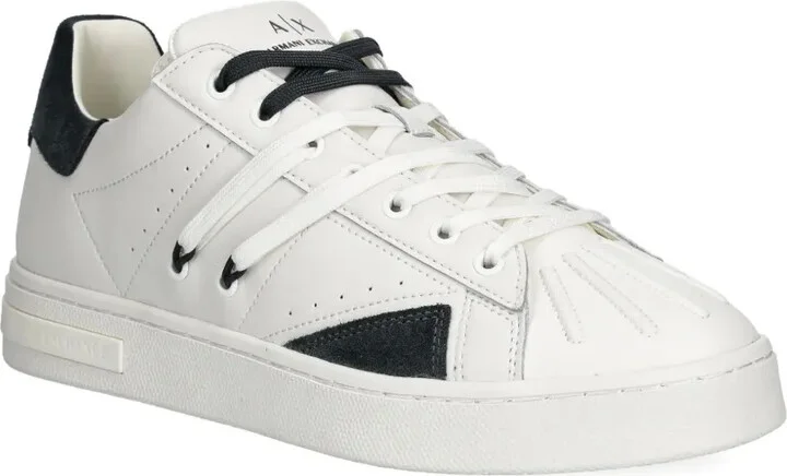 Leather Panelled Trainers - Image 2