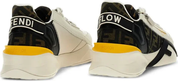 Leather Panelled Trainers - Image 3
