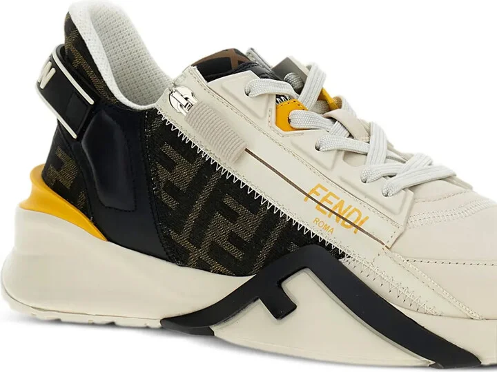Leather Panelled Trainers - Image 4