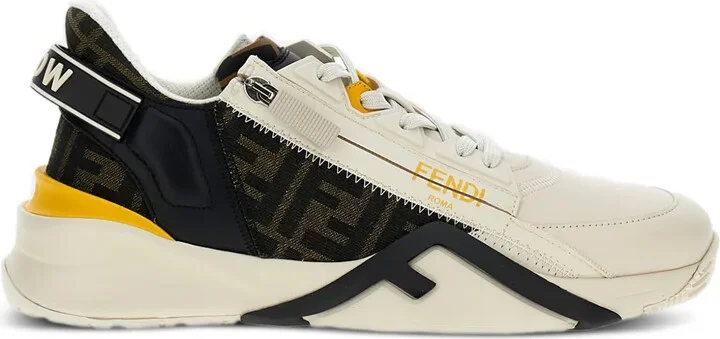 Leather Panelled Trainers