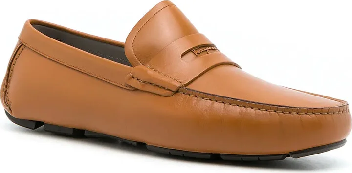 Leather Penny Driving Loafers - Image 2
