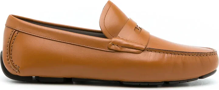 Leather Penny Driving Loafers