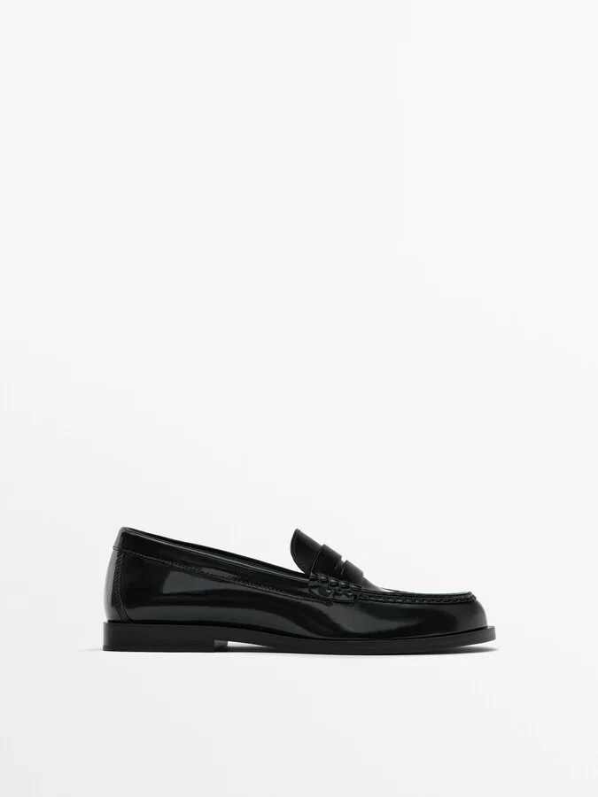 Leather Penny Loafers - Image 2