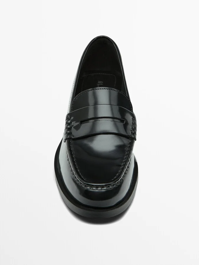 Leather Penny Loafers - Image 4