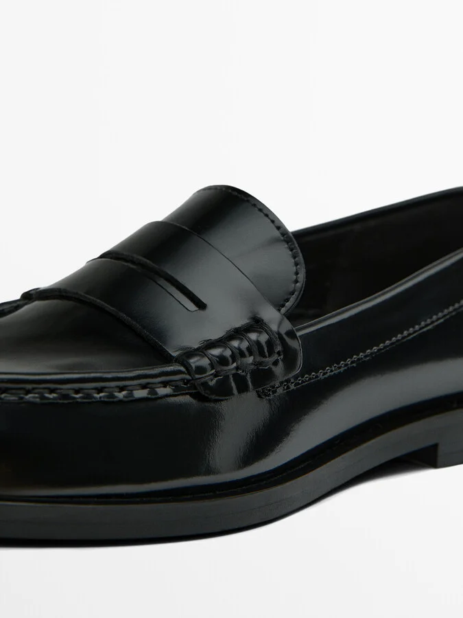 Leather Penny Loafers - Image 5