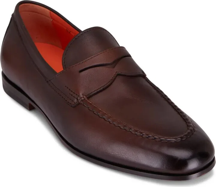 Leather Penny Loafers - Image 2