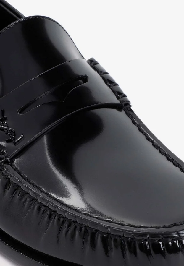 Leather Penny Loafers - Image 3