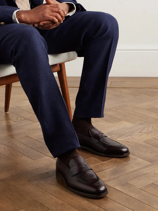 Leather Penny Loafers - Image 2