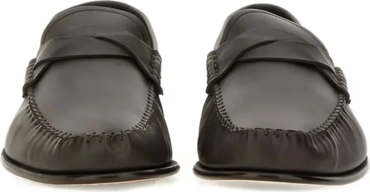 Leather Penny Loafers - Image 3