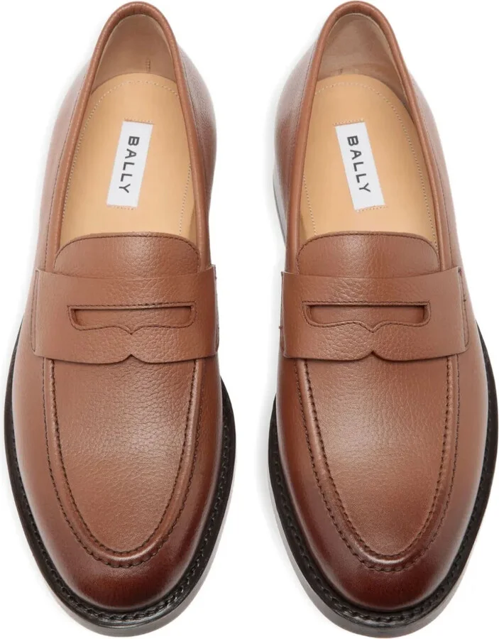 Leather Penny Loafers - Image 3