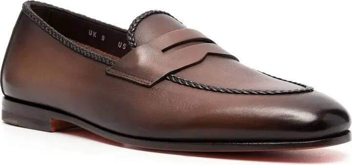 Leather Penny Loafers - Image 2