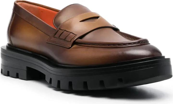Leather Penny Loafers - Image 2