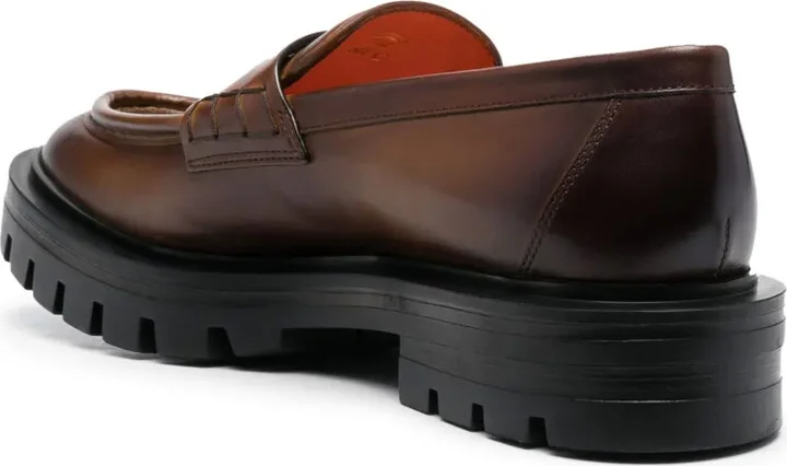Leather Penny Loafers - Image 3