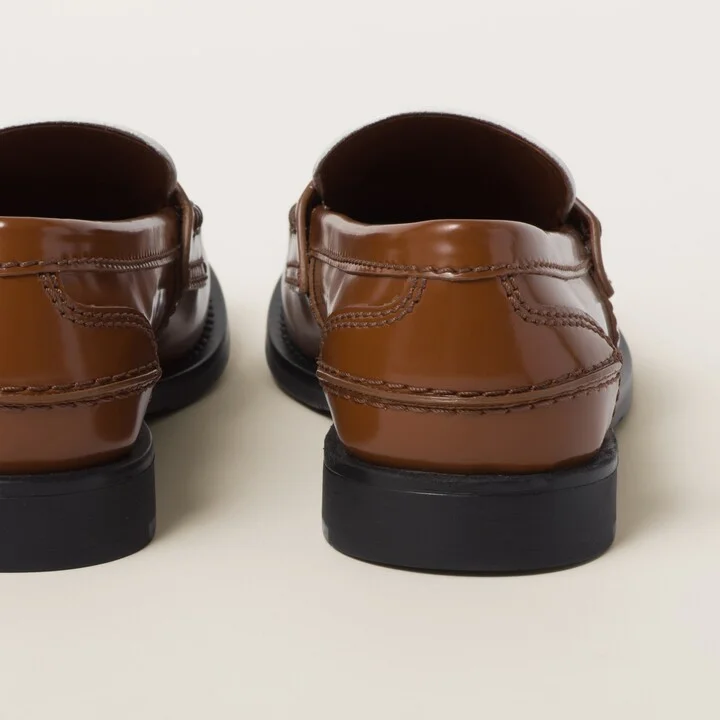 Leather penny loafers - Image 3