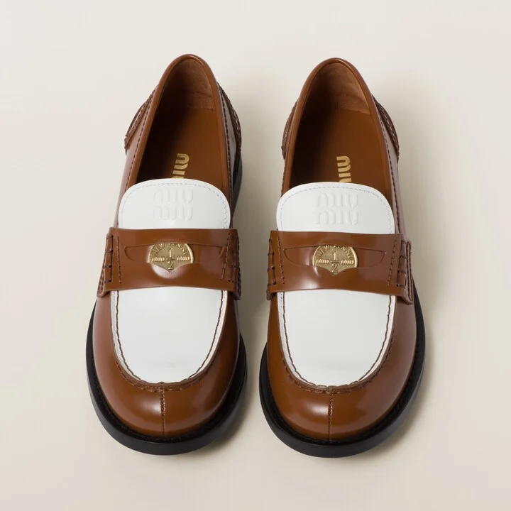 Leather penny loafers - Image 4