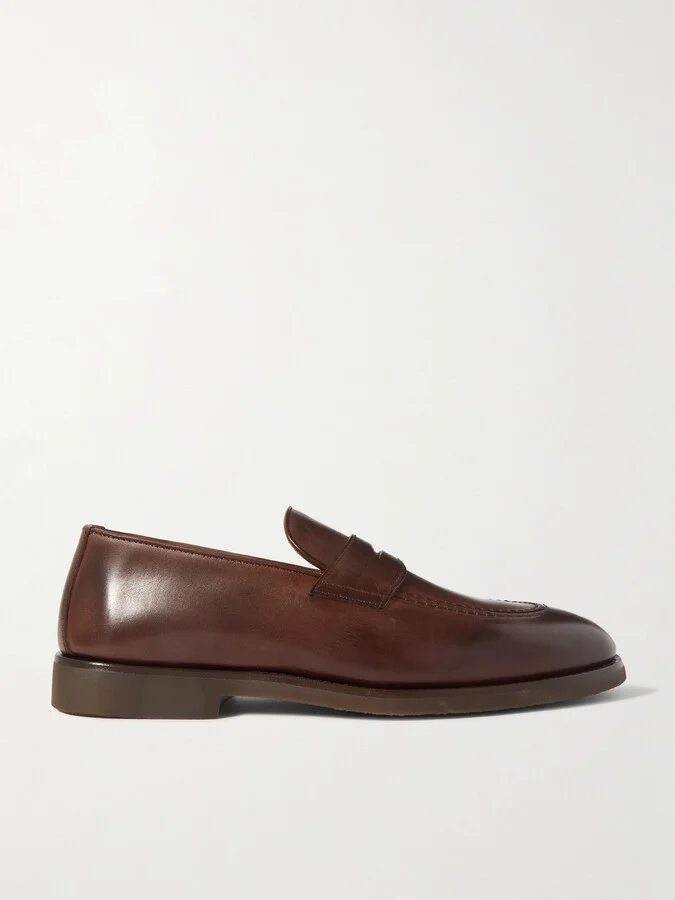 Leather Penny Loafers