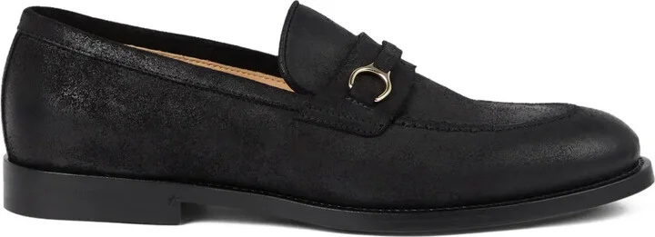 leather Penny loafers