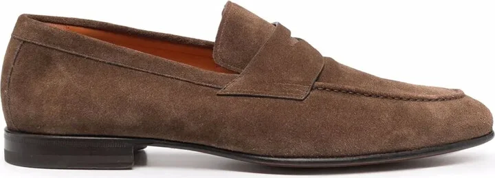 leather Penny loafers