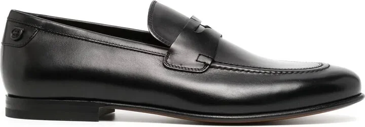 leather Penny loafers