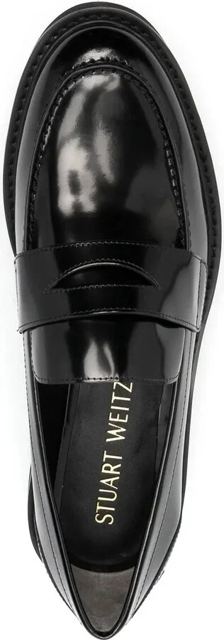 Leather Penny-Slot Loafers - Image 4