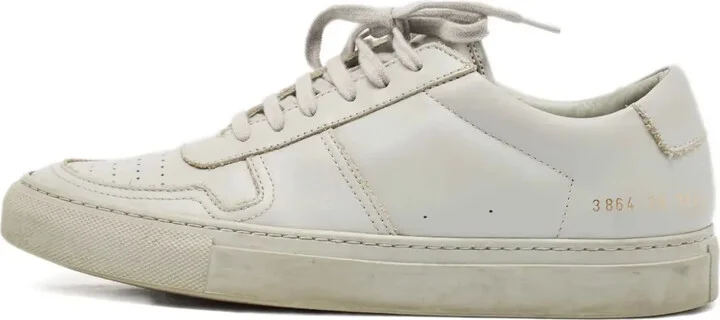 Leather Perforated-Detail Sneakers