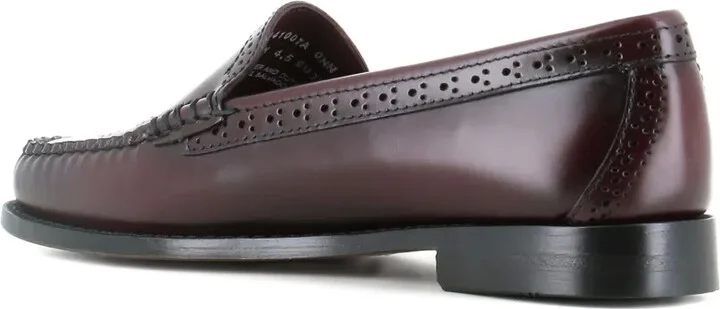 Leather Perforated Loafers - Image 4