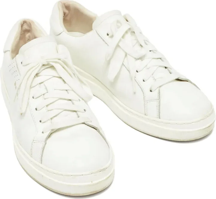 Leather Perforated Sneakers - Image 2