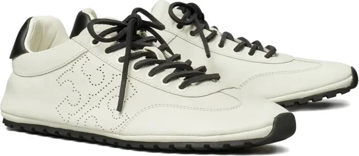Leather Perforated Sneakers - Image 2