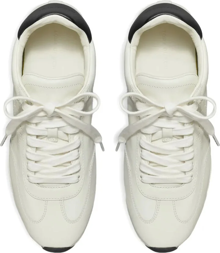 Leather Perforated Sneakers - Image 3