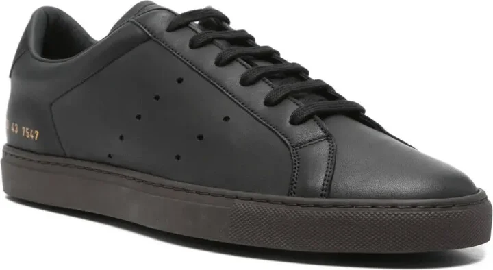 Leather Perforated Sneakers - Image 2